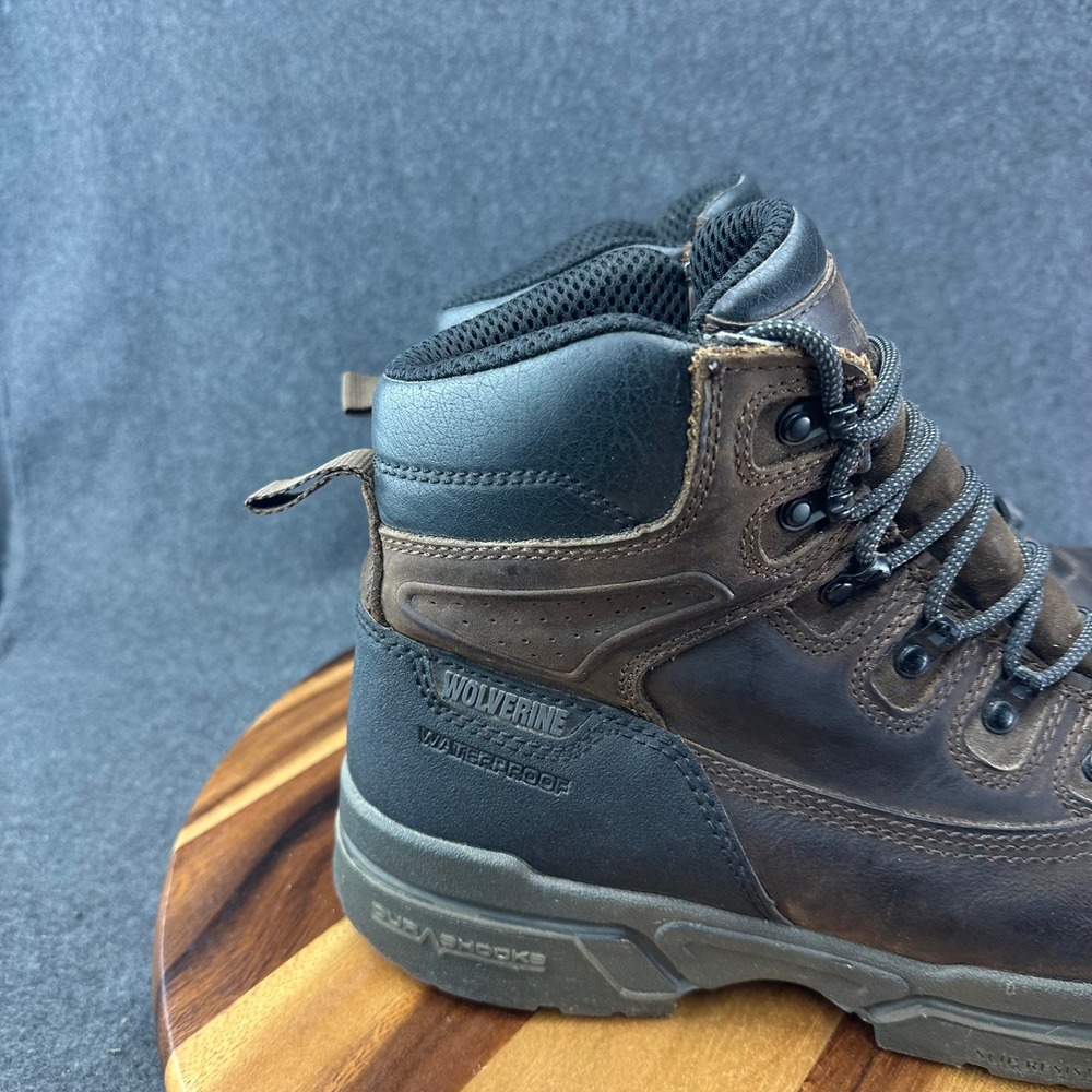 Wolverine I-90 DURASHOCKS W10873 Men's Comp-Toe Work Boot Brown US Size 11.5 - Picture 2 of 12